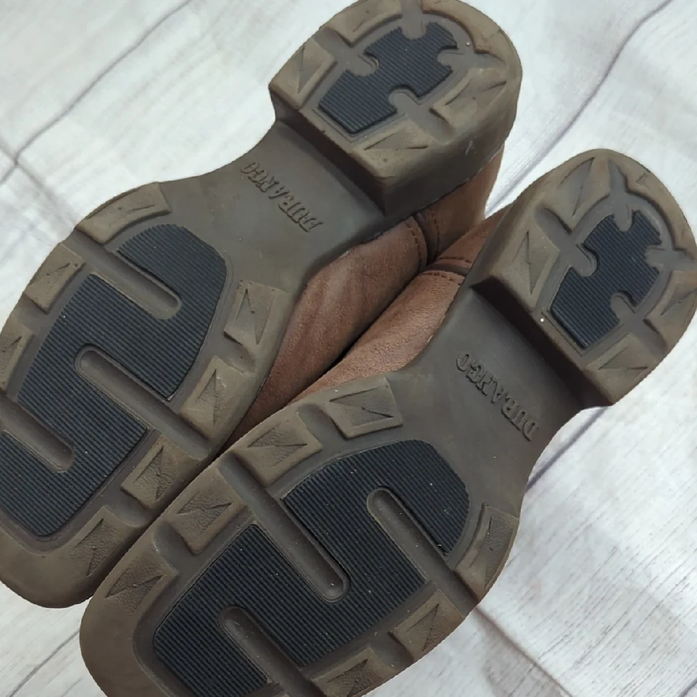 Durango Brown and Burgundy Kids Western Boots